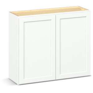 Reliabilt Parkstone II Reliabilt Parkstone II Brilliant White Wall Cabinet, 2 Doors, 36-in x 30-in - 641235 | Lowe's Pro Supply